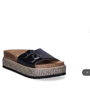 Women's Platform Footbed Sandal/ Women's Adjustable Buckles Platform Sandals